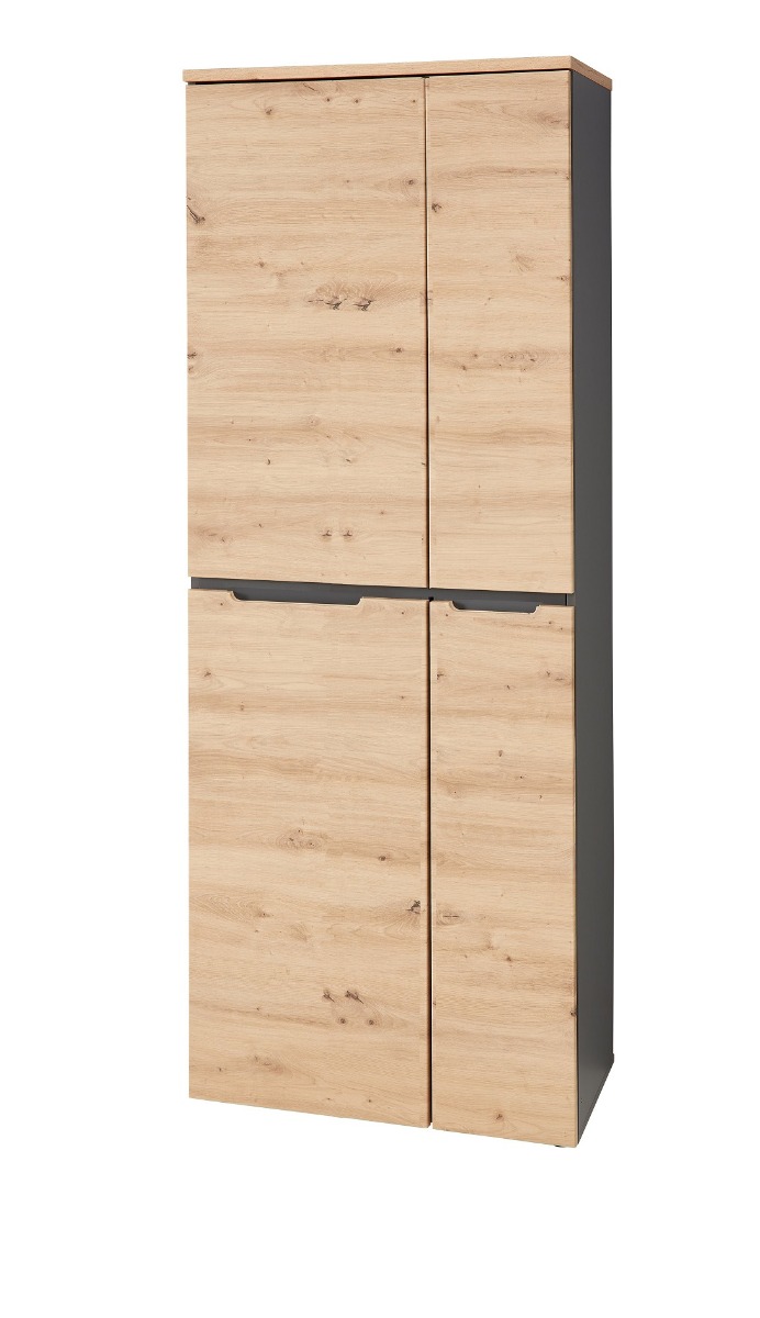 BURGON 01 dvojdverová skriňa, dub Artisan / grafit BURGON 01 dvojdverová skriňa, dub Artisan / grafit