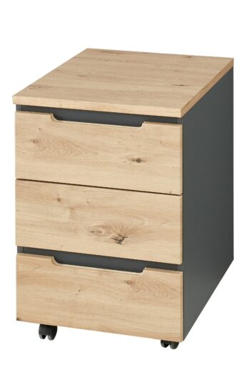 BURGON 17 skriňa ku stolu, dub Artisan / grafit