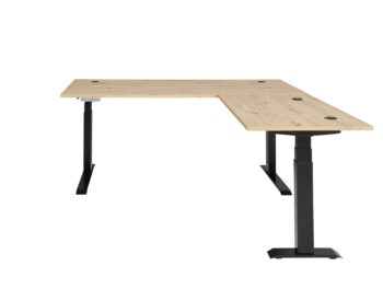 BURGON 76 kancelársky stôl, dub Artisan / grafit