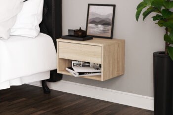 CAMILA nocný stolík, dub sonoma