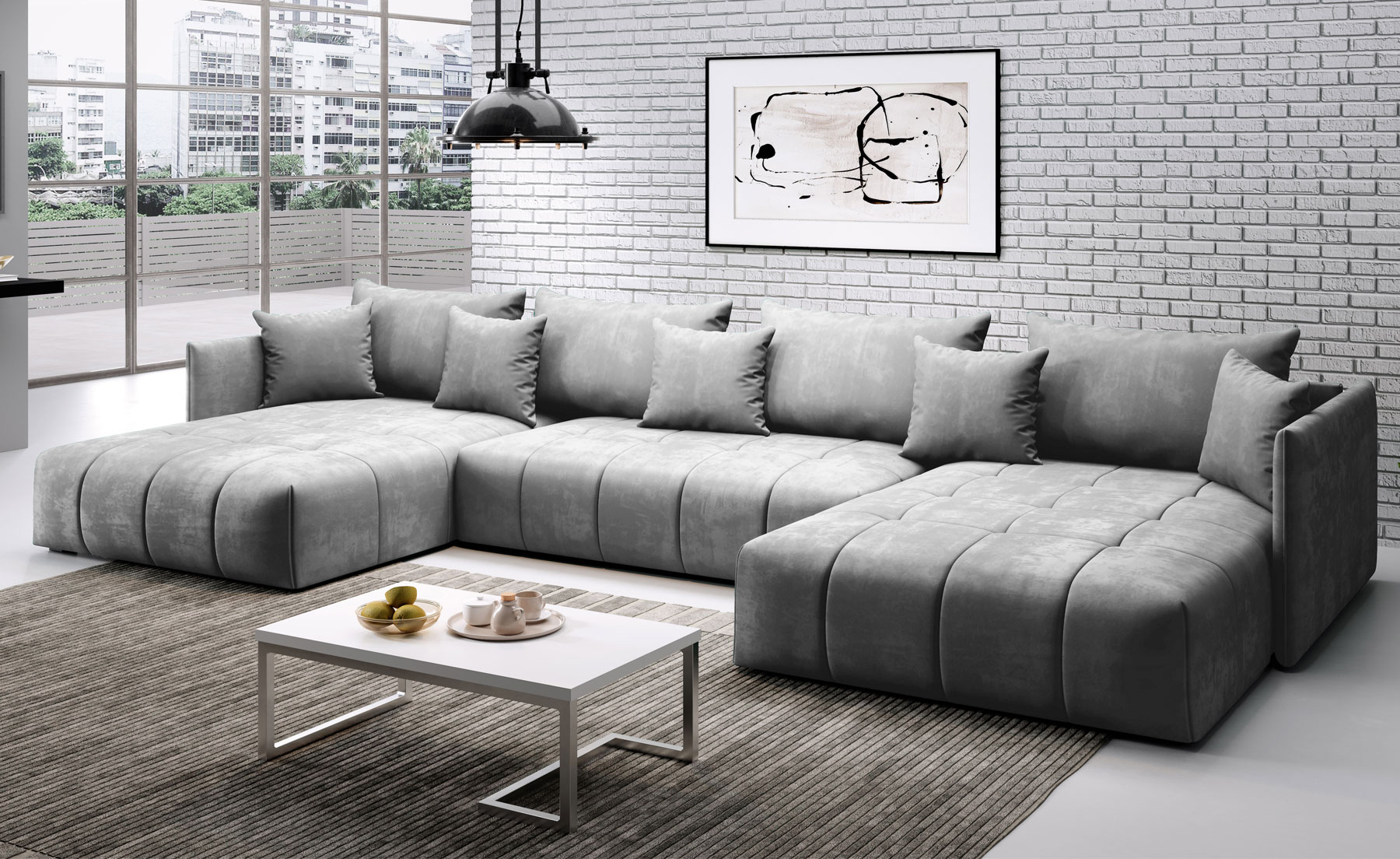 CANDAS U rozkladacia sedačka, Monolith 84 CANDAS U rozkladacia sedačka, Monolith 84