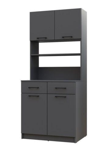 CAPSULE kuchynská skrinka NO2, grafit