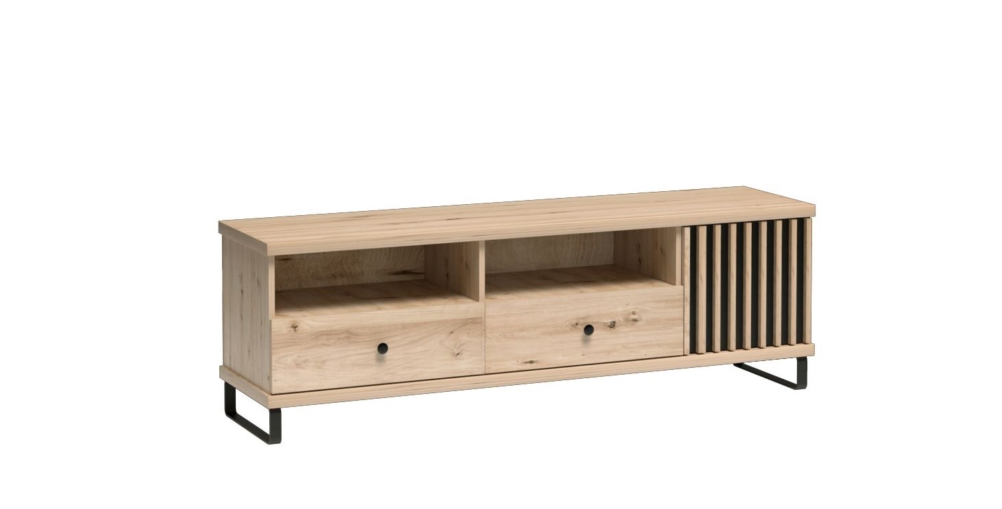 CAROLYN C6 televízny stolík na nožičkách, dub Artisan CAROLYN C6 televízny stolík na nožičkách, dub Artisan