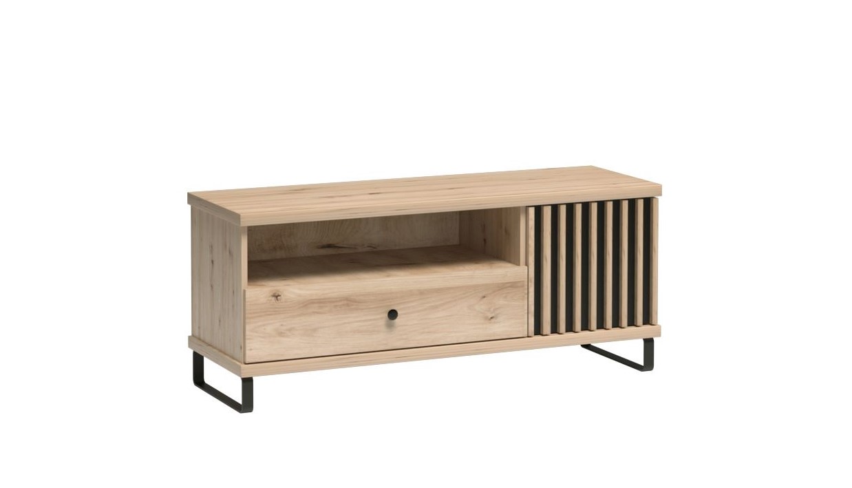 CAROLYN C7 televízny stolík na nožičkách, dub artisan CAROLYN C7 televízny stolík na nožičkách, dub artisan