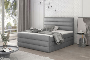 CATARINE 04 boxspringová posteľ 140x200, Monolith 84
