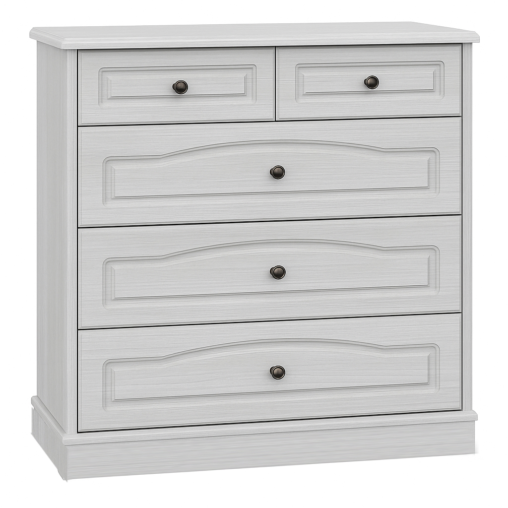 CATHERINE komoda, ľadový dub/biela CATHERINE komoda, ľadový dub/biela