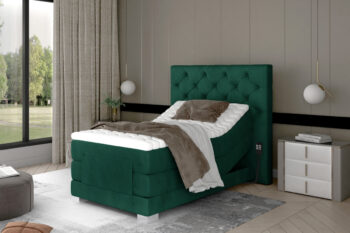 CEDRIK 10 polohovacia posteľ 90x200, Monolith 37