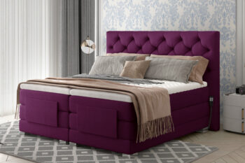 CEDRIK 15 polohovacia posteľ 140x200, Mat Velvet 68