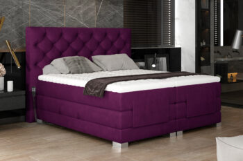 CEDRIK 15 polohovacia posteľ 160x200, Mat Velvet 68