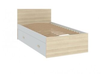 CHILD posteľ 90, biela / akácia