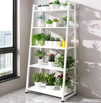 CLARO 2 moderný regál, biely