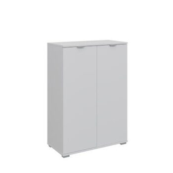 COMOS dvojdverová vysoká komoda 2D, biela