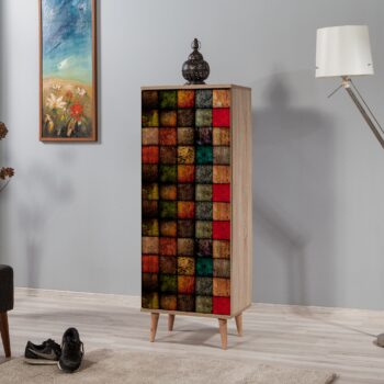 COOKIE skriňa na topánky, dub Sonoma