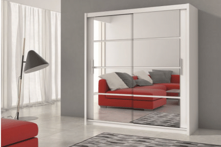 DAKAR 160 šatníková skriňa, biela DAKAR 160 šatníková skriňa, biela