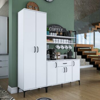 DANGER multifunkčná policová skriňa, biela