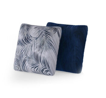 Dekoratívny set 2 ks vankúšov modrý