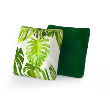 Dekoratívny set 2 ks vankúšov zelený