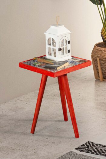 ESTRADA konferenčný stolík, červená