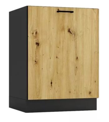 EVA kuchynská skrinka D60PL PC, dub Artisan / grafit