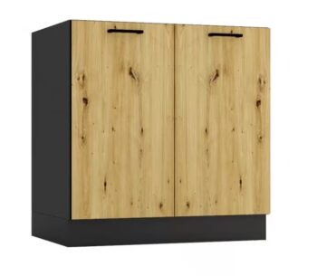 EVA kuchynská skrinka D80ZL, dub Artisan / grafit