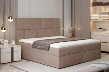 FANCY 05 boxspringová posteľ 145 x 200, Monolith 09