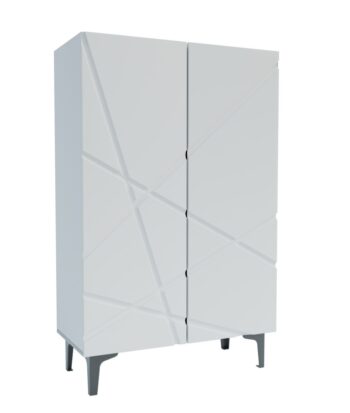 FANCY nízka skrinka, biela