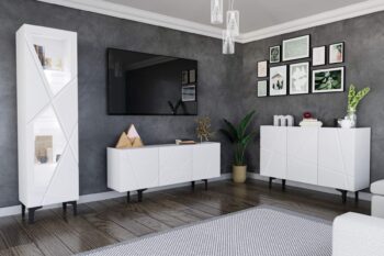 FANCY obývacia zostava, biela