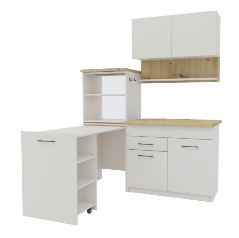 FEEL kuchynská linka 160, Satin / Artisan FEEL kuchynská linka 160, Satin / Artisan