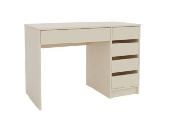 FIO písací stôl pravý, satin béžový