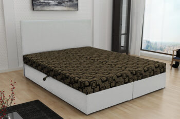 FORD čalúnená posteľ 160 Dolaro 511 biela/siena 561