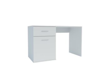 FREEZ písací stôl, biely ľavý