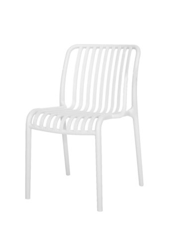GARDEN záhradná stolička, biela