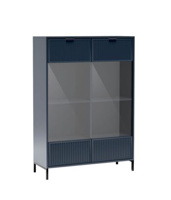 GRACE STYLES nízka vitrína LS-8, indigo