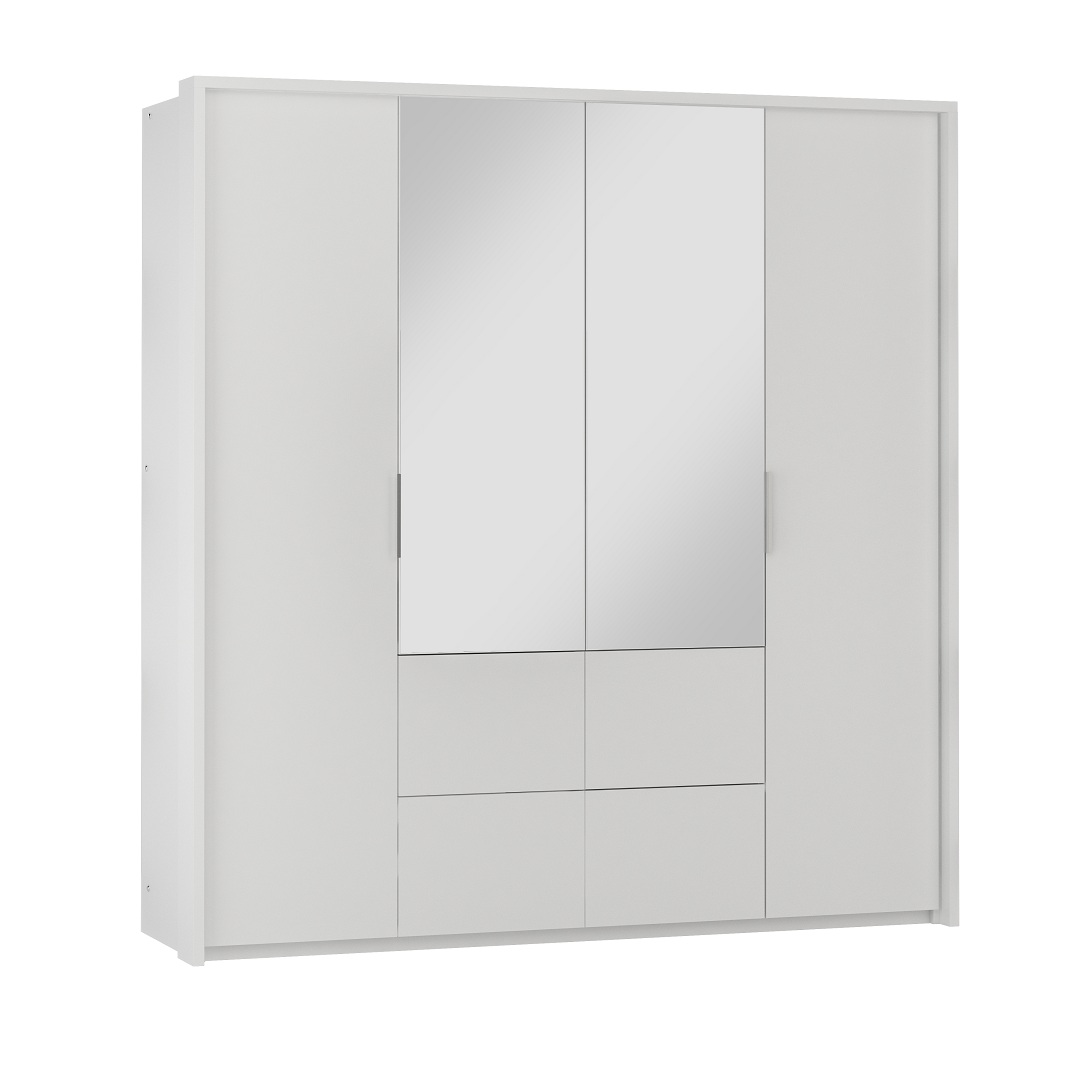 GROSS 208 šatníková skriňa, biela GROSS 208 šatníková skriňa, biela