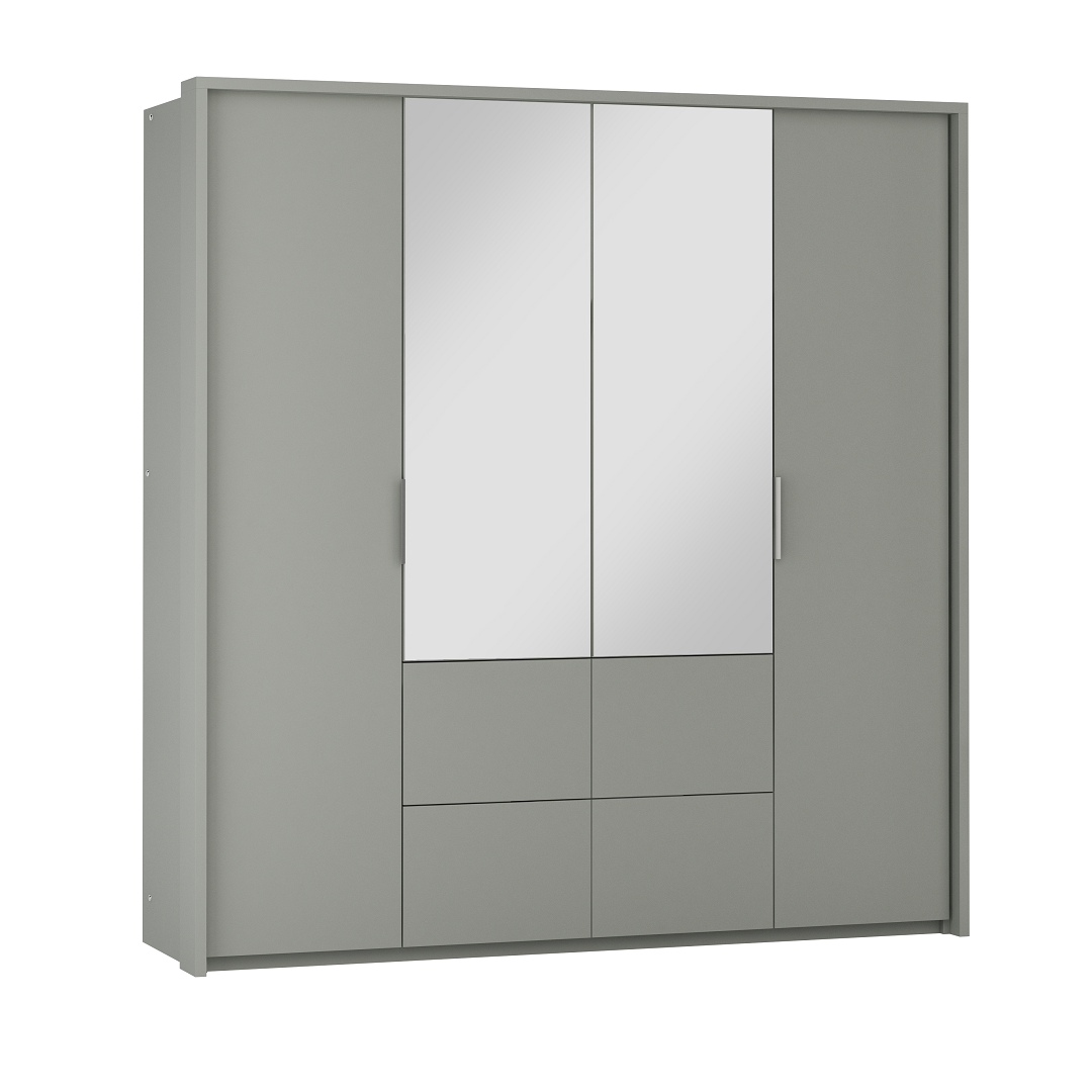 GROSS 208 šatníková skriňa, platinum GROSS 208 šatníková skriňa, platinum