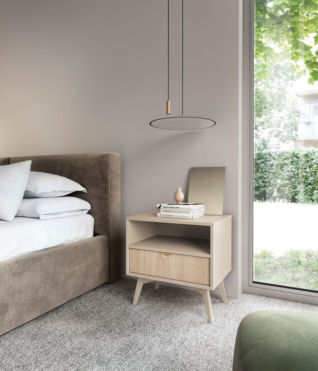 GUMP nočný stolík S54, bežový GUMP nočný stolík S54, bežový