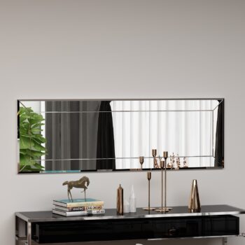 HILL nástenné zrkadlo, biela