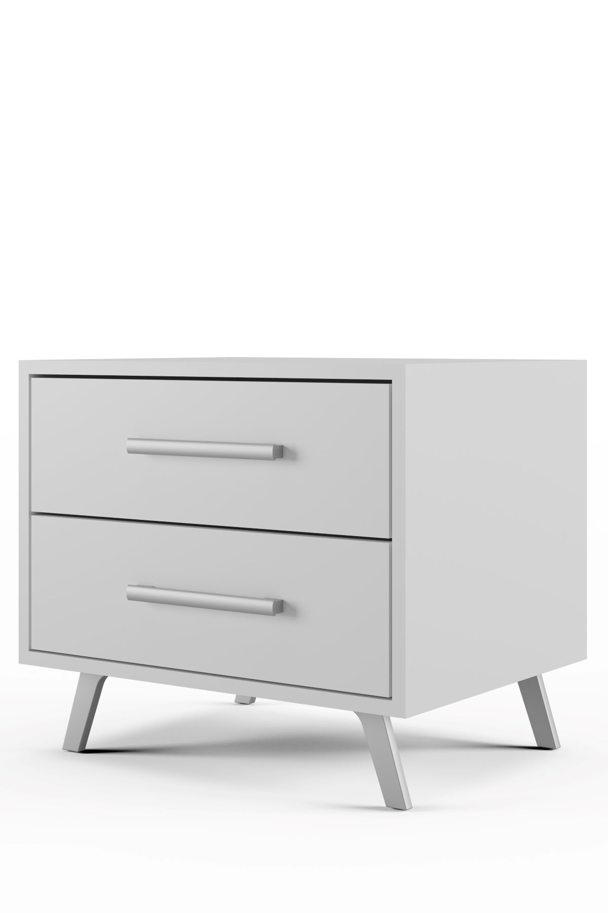 INDI, nočný stolík, biela INDI, nočný stolík, biela