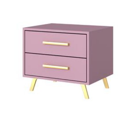 INDI nočný stolík, fialová INDI nočný stolík, fialová