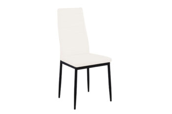 Jedálenská stolička HRON, biela/čierna
