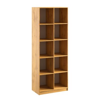 KANTOR KIT vysoký regál N02, antracit / dub Apalačský