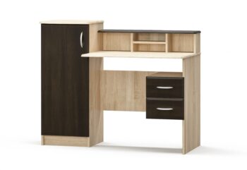 KEIN písací stolík-dub Sonoma / wenge