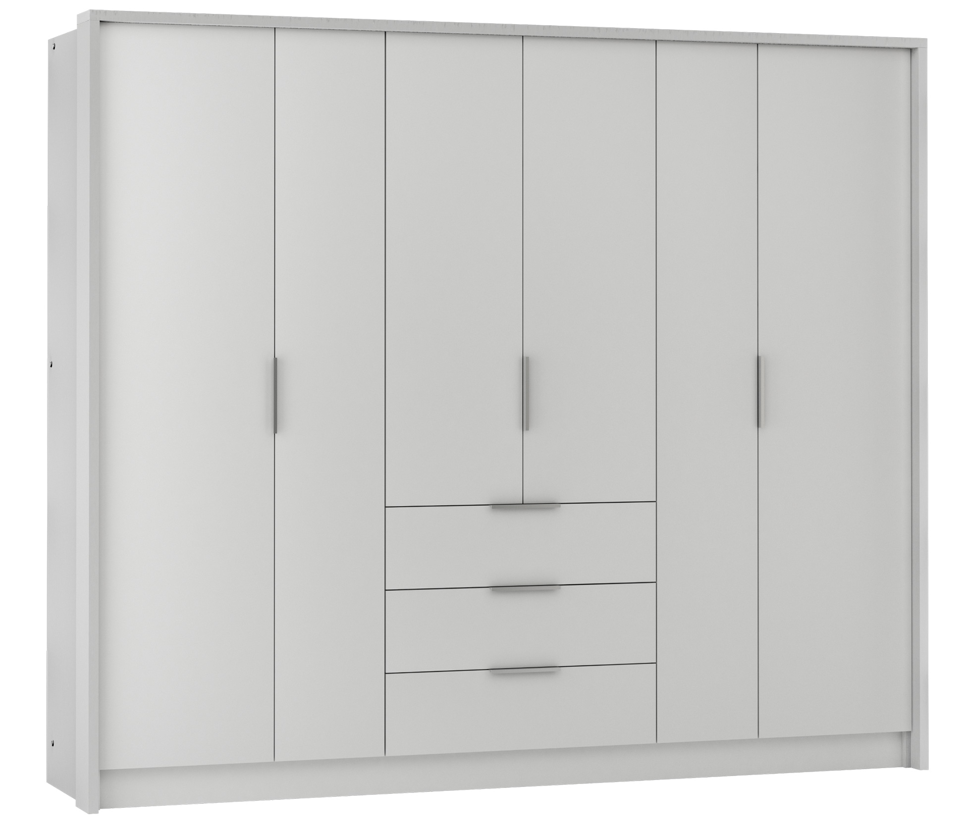 KRUNG 255 šatníková skriňa, biela KRUNG 255 šatníková skriňa, biela