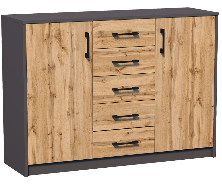 Komoda ANES K019 GRAFIT-WOTAN Komoda ANES K019 GRAFIT-WOTAN