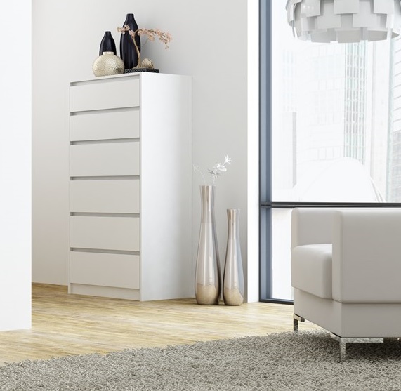 Komoda ROKA K6, biela Komoda ROKA K6, biela