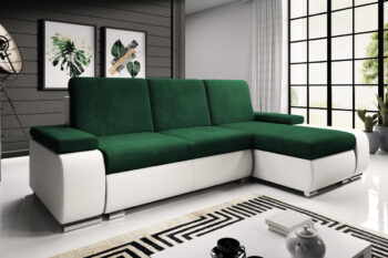 LADA rohová sedačka, Kronos 19/Madryt biely