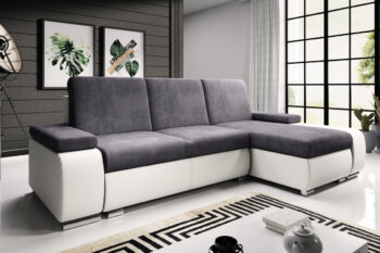 LADA rohová sedačka, Kronos 22/Madryt biely