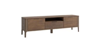 LAKE TV komoda z masívu 2D1Z, farba orech