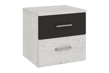 LILIAN NEW nočný stolík, antracit/light artwood