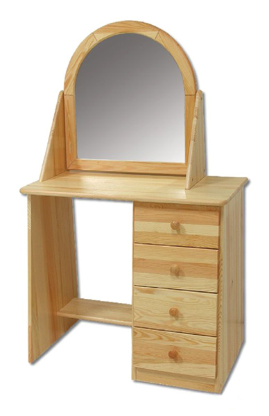 LT108 Toaletný stolík, prírodná borovica LT108 Toaletný stolík, prírodná borovica